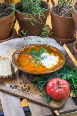  Shchi - Uma Sopa Acabada com Cremosidade de Iogurte e Textura Crocante de Ervas Frescas!