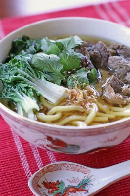  Niu Rou Mian: Um Prato Delicioso e Agradável Que Une Sabores Picantes com Texturas Macias!