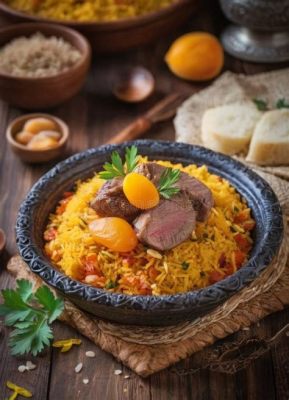  Plov: Uma explosão de sabores exóticos em um banquete de arroz aromático!